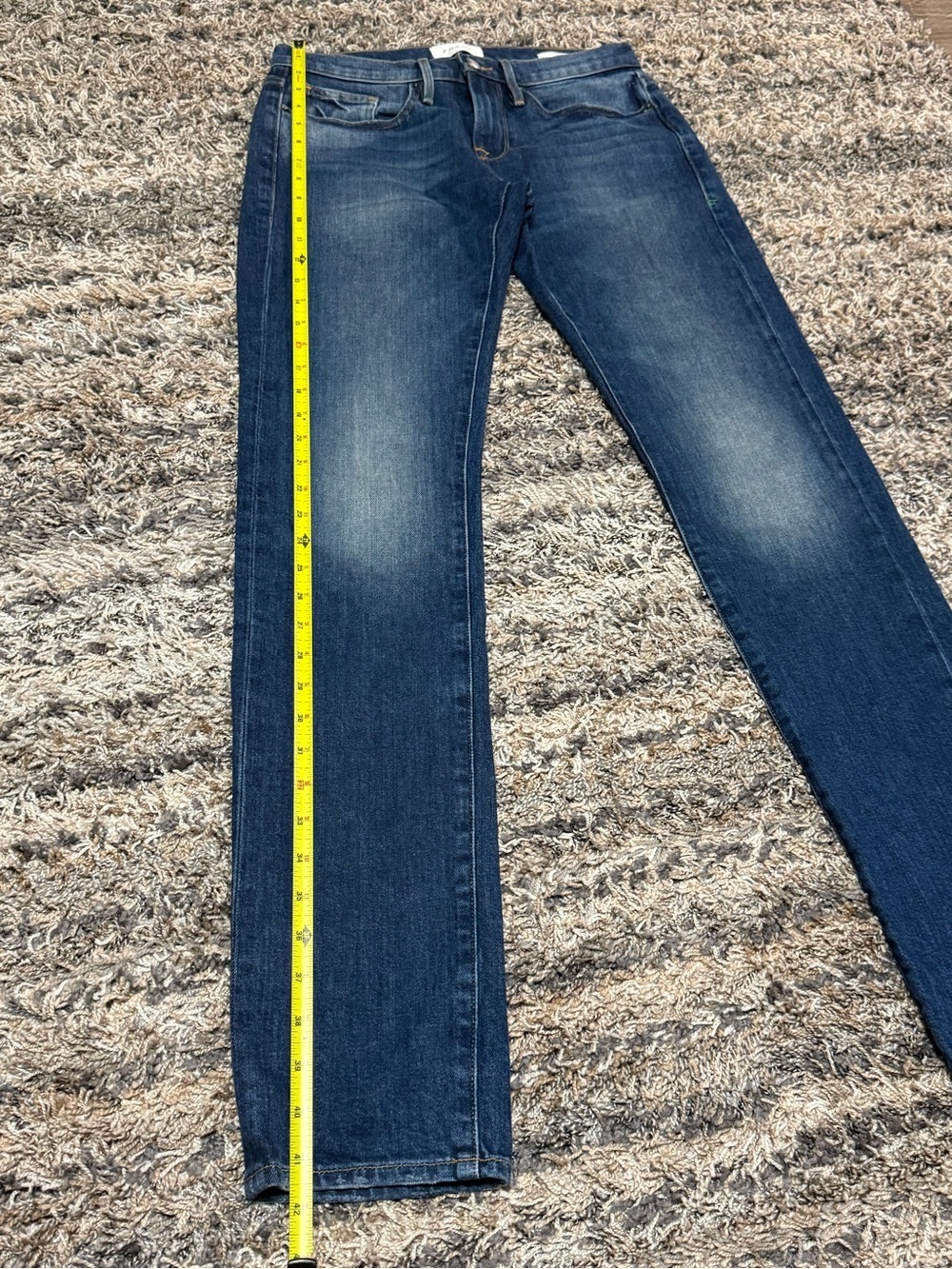 FRAME L- Homme Slim Classic Blue Straight-Leg Jeans - - Picture 7 of 12
